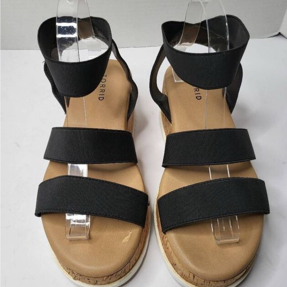 Torrid Black and Tan Women's Sandals